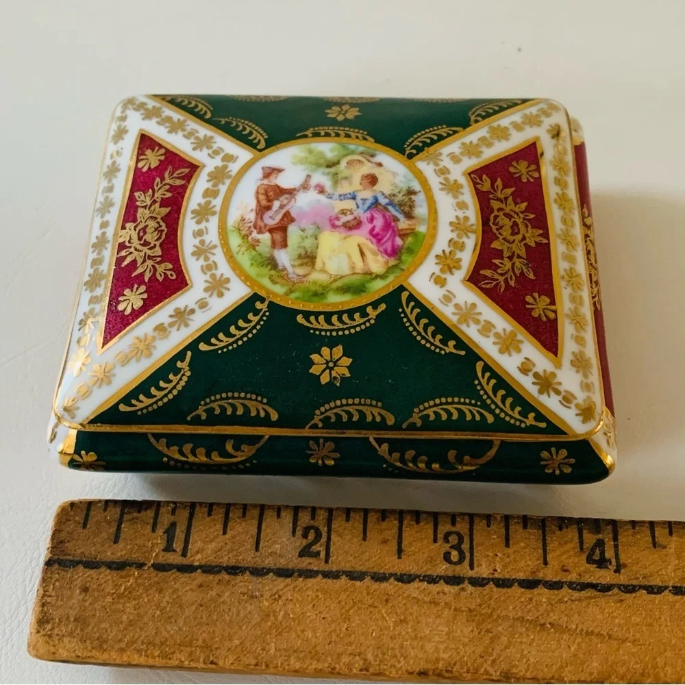 Porcelain trinket box from West Germany